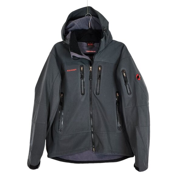 Mammut Other - Mammut Men's Soft Shell Jacket Fleece Lined Water Proof Removable Hood Seam Seal